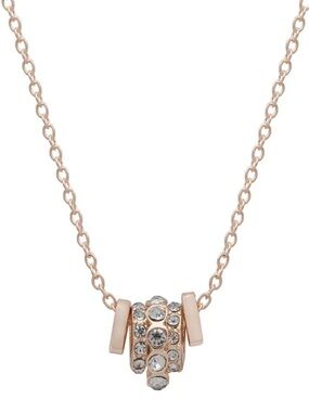 Crystal Rings Necklace